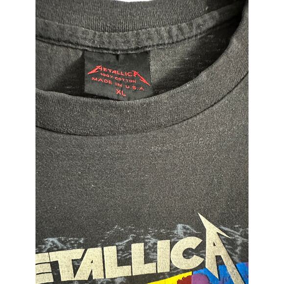 Metallica Guns N Roses Tour 1994 T-shirt Vintage Modern Reprint Single Stitch - Picture 3 of 5